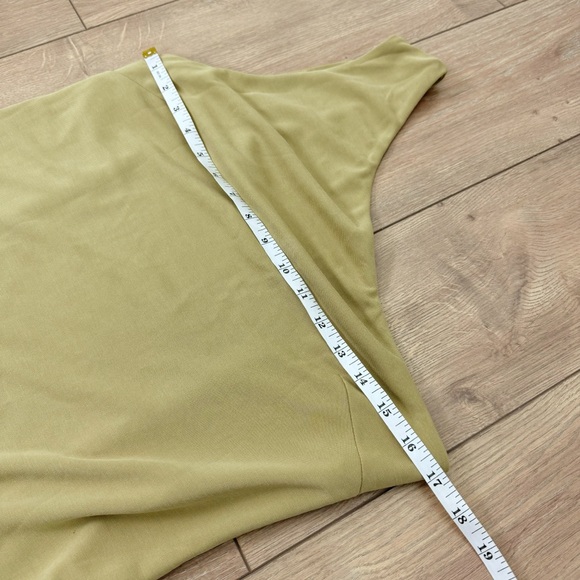 Third Form One Shoulder Maxi Dress Khaki Size US 8 - Picture 11 of 14